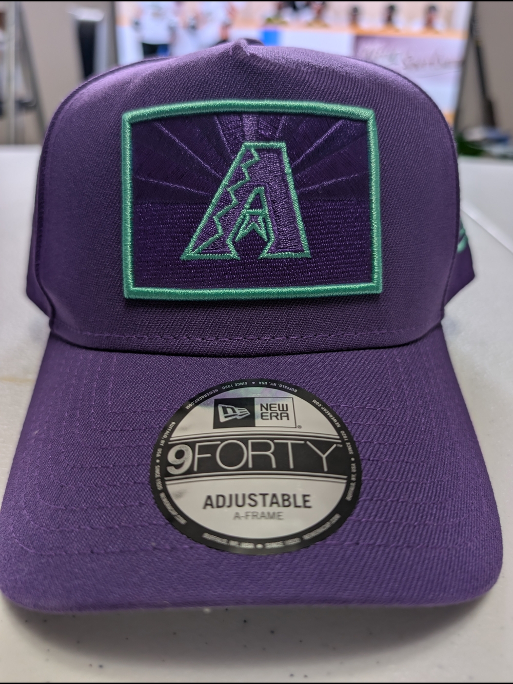 New Era Purple and Teal Arizona Diamondbacks 9FORTY Adjustable Hat